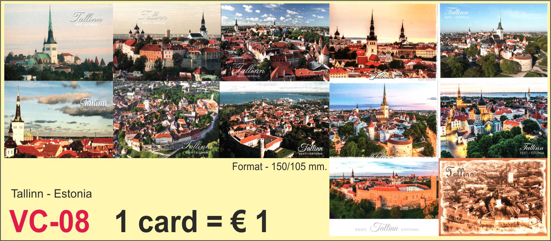 Viewcards Tallinn Estonia
